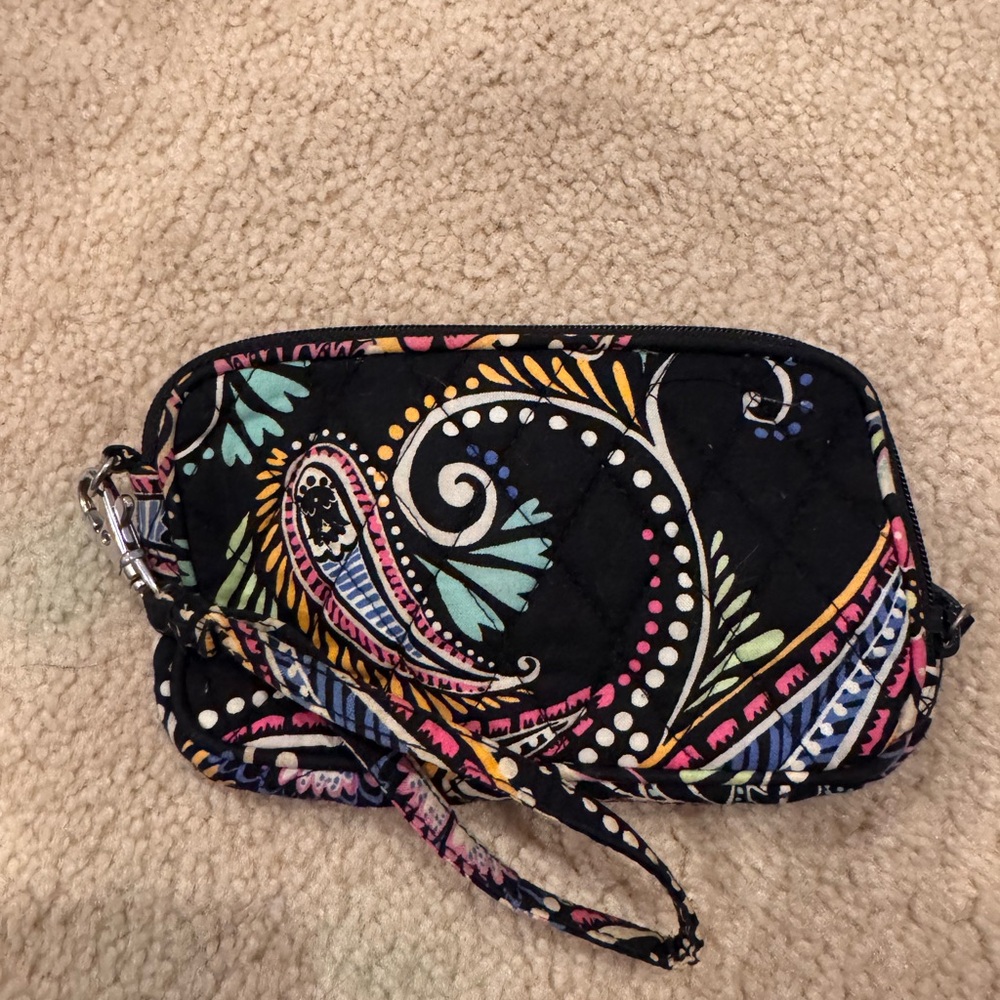 Vera Bradley Multicolor Paisley Wristlet